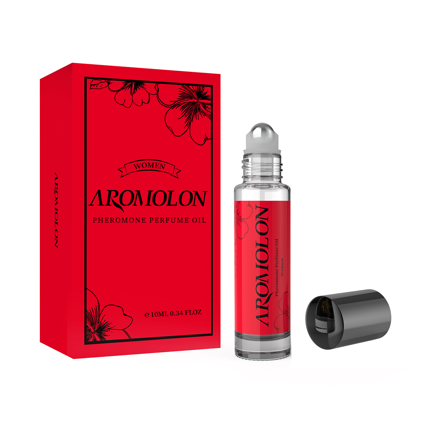 Feminine Mystique Pheromone Perfume Oil for Women to Attract Men Carry-on Roll on Size 0.34 fl oz / 10ml