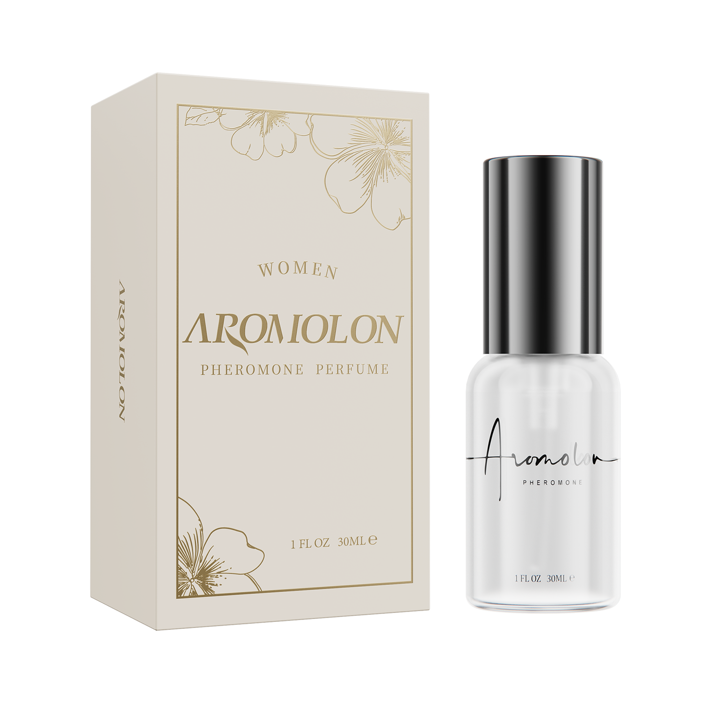 Parfum en spray aux phéromones AROMOLON pour femme – Parfums de rose et d’épices douces pour la femme élégante – 30 ml